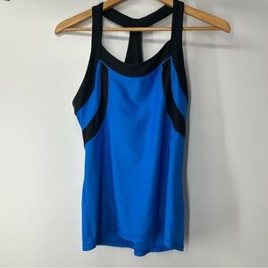 Reactivate | Blue and Black Women's Tank Top Size Medium